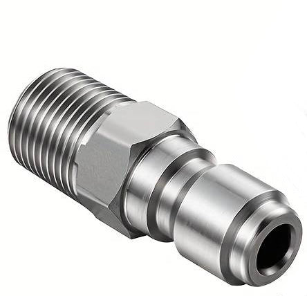 INNESTO MASCHIO CONICO BSPT R3/8" IN ACCIAIO
