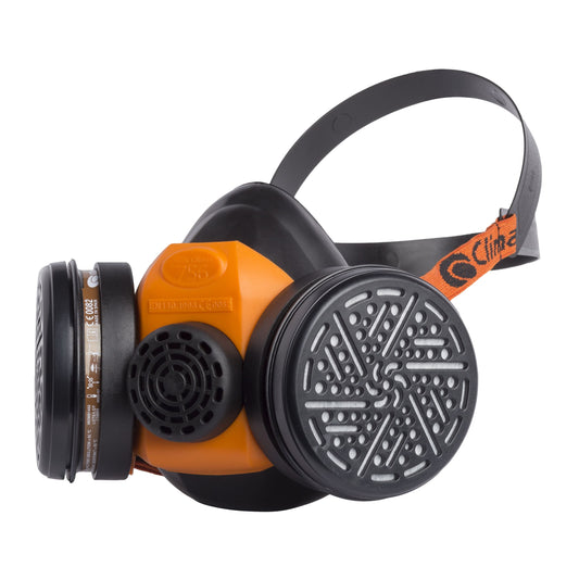 C756 - SEMIMASCHERA BIFILTRO SILICONE