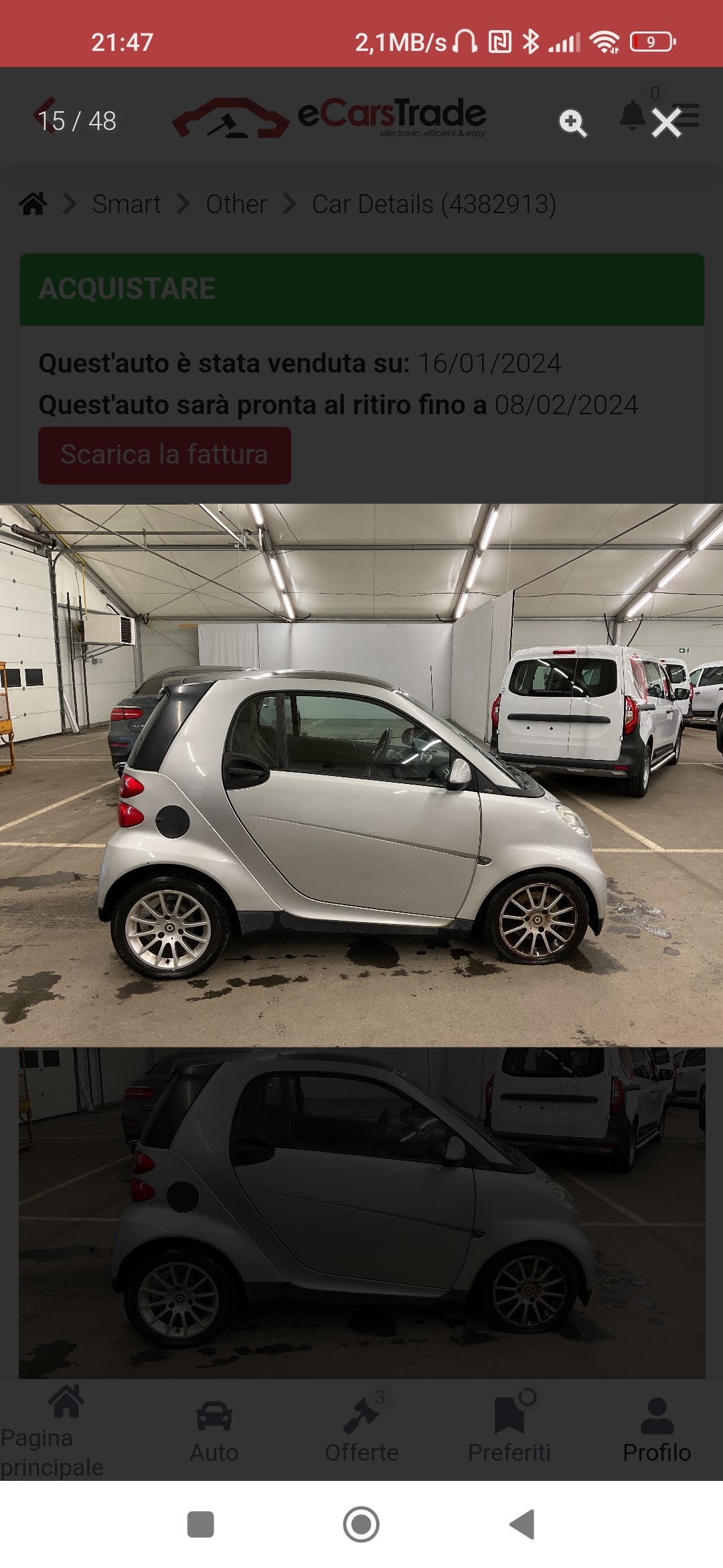 Smart 451 anno 2007 800cdi diesel 166000km